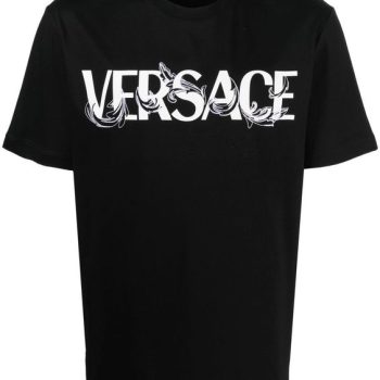 Feathers Versace Print Cotton Tee Unisex T-Shirt FTS159