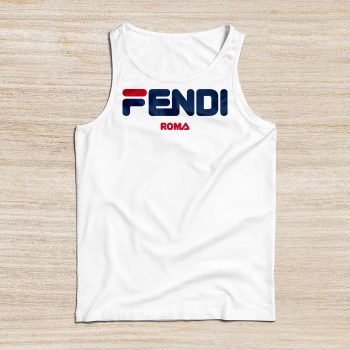 Fendi Fila Roma Logo Unisex Tank Top TTTB2561