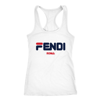 Fendi Logo Women Racerback Tank Top