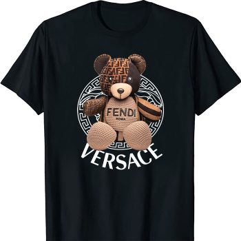 Fendi Versace Circle Teddy Bear Unisex T-Shirt TTB2556