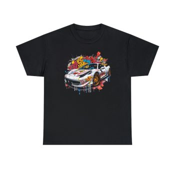 Ferrari 458 Graffiti Style Inspired Cotton Tee Unisex T-Shirt FTS218