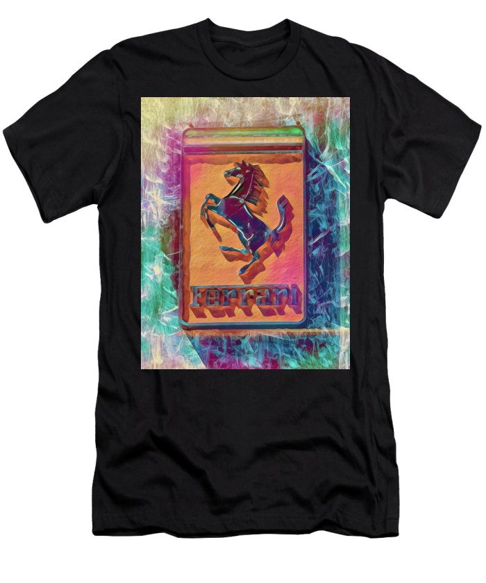 Ferrari Abstract Car Insignia Cotton Tee Unisex T-Shirt FTS202
