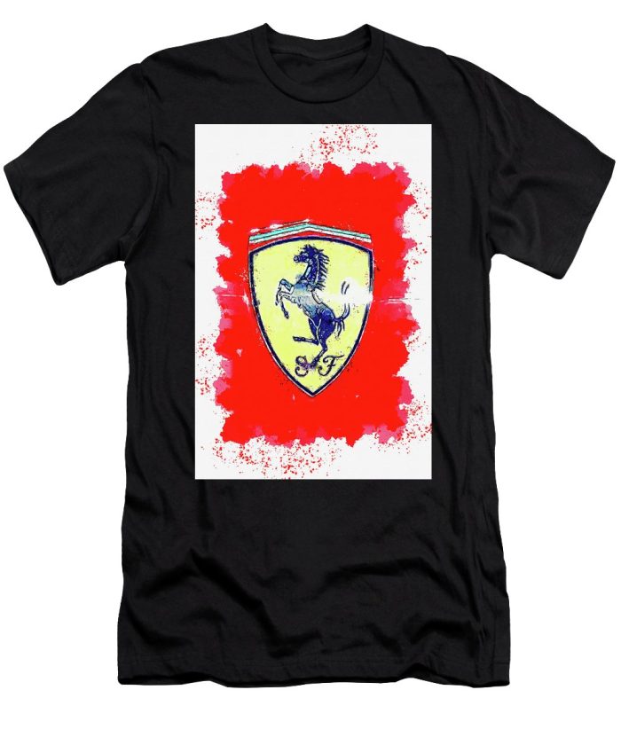Ferrari Logo Valentino Visentini Fashion Cotton Tee Unisex T-Shirt FTS201