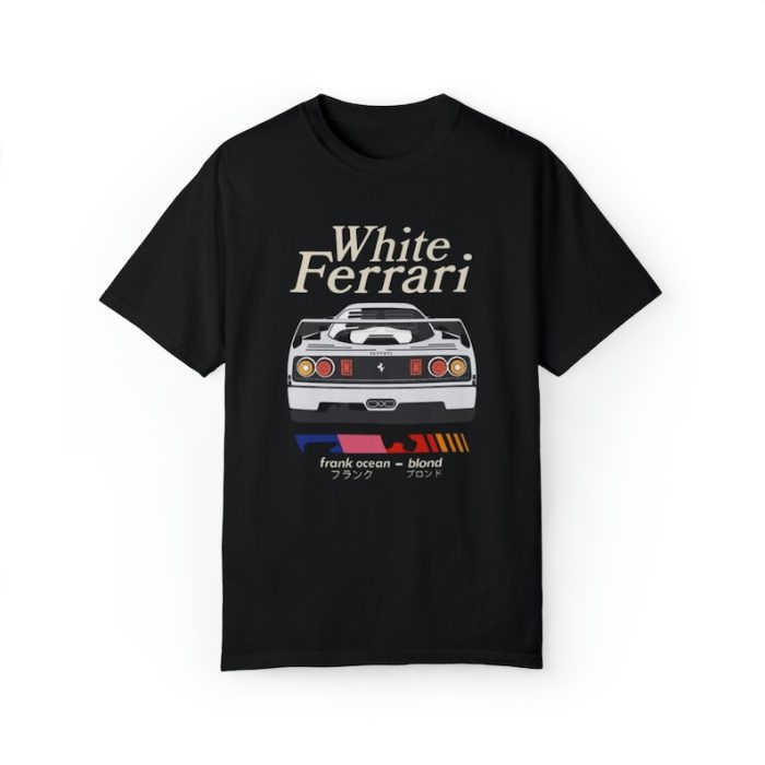 Frank Ocean Blond White Ferrari Cotton Tee Unisex T-Shirt FTS233