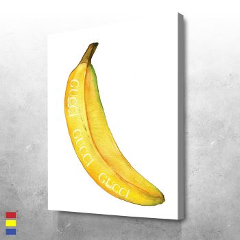 GG Banana Transforming Ordinary Objects into Expensive Masterpieces Canvas Poster Print Wall Art Decor