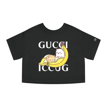 Gucci Bananaya Champion Women Heritage Cropped T-Shirt CTB040