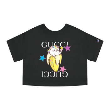 Gucci Bananaya Champion Women Heritage Cropped T-Shirt CTB052