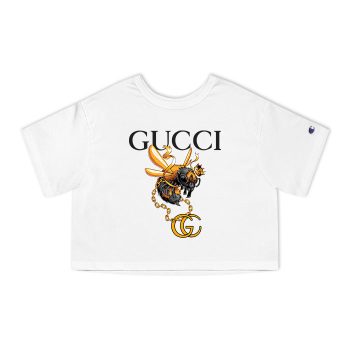 Gucci Bee King Champion Women Cropped T-Shirt NTB2202