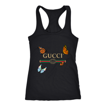 Gucci Butterfly Printed  Women Racerback Tank Top