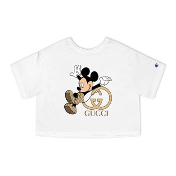 Gucci Champion Women Cropped T-Shirt CTB2327
