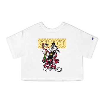 Gucci Champion Women Heritage Cropped T-Shirt CTB019