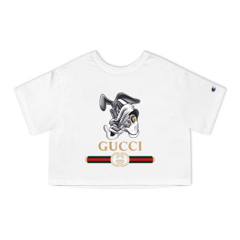 Gucci Champion Women Heritage Cropped T-Shirt CTB020