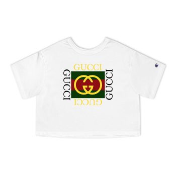Gucci Champion Women Heritage Cropped T-Shirt CTB085