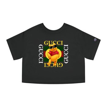 Gucci Cool Winnie The Pooh Champion Women Heritage Cropped T-Shirt CTB067