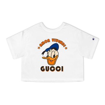 Gucci Donald Duck Champion Women Heritage Cropped T-Shirt CTB041