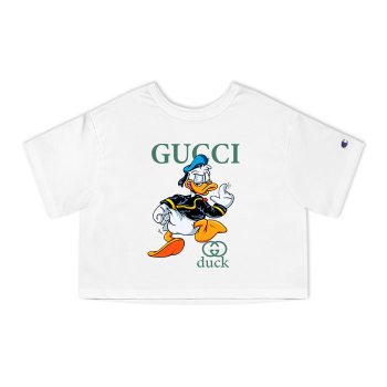 Gucci Donald Duck Champion Women Heritage Cropped T-Shirt CTB051