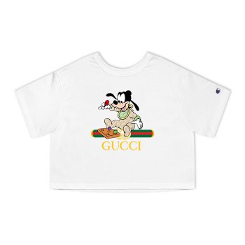 Gucci Goofy Kid Champion Women Cropped T-Shirt CTB2339
