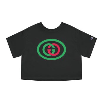 Gucci Interlocking G Champion Women Heritage Cropped T-Shirt CTB090