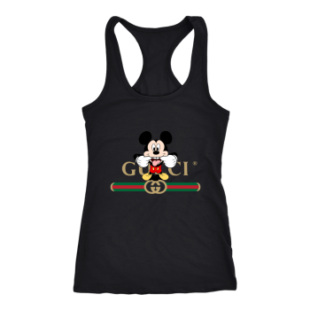 Gucci Logo Mickey Mouse Clubhouse Women Racerback Tank Top