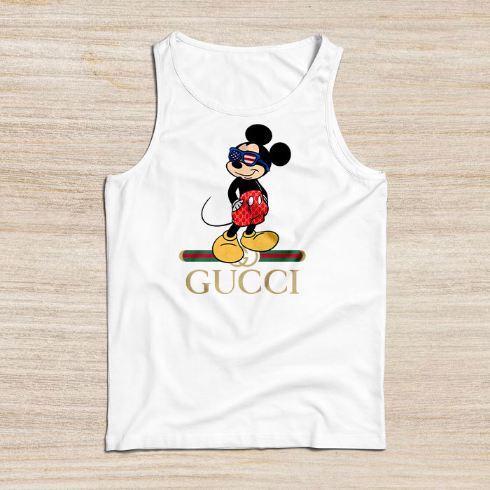 Gucci Mickey Mouse American Unisex Tank Top TTTB2592
