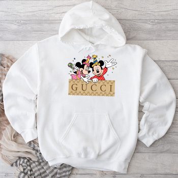 Gucci Mickey Mouse And Minnie Mouse Birthday Unisex Pullover Hoodie HTB2585