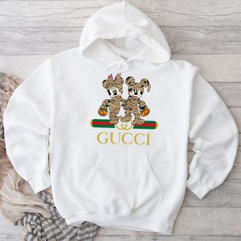 Gucci Mickey Mouse And Minnie Mouse Couple Halloween Unisex Pullover Hoodie NTB2218