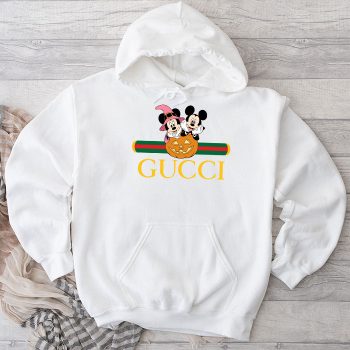Gucci Mickey Mouse And Minnie Mouse Couple Halloween Unisex Pullover Hoodie TB222