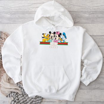 Gucci Mickey Mouse Kid And Friend Unisex Pullover Hoodie TB218
