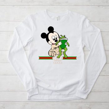 Gucci Mickey Mouse Kid And Frog Unisex & Kid Long Sleeve Tee TBL008