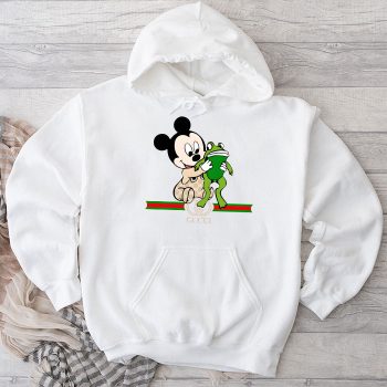 Gucci Mickey Mouse Kid And Frog Unisex Pullover Hoodie TB216