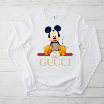 Gucci Mickey Mouse Unisex & Kid Long Sleeve Tee TBL002