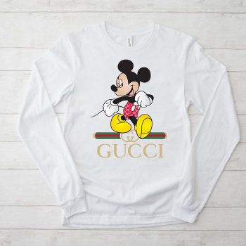 Gucci Mickey Mouse Unisex & Kid Long Sleeve Tee TBL003