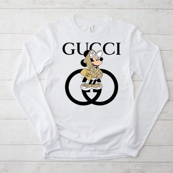 Gucci Mickey Mouse With Bag Unisex & Kid Long Sleeve Tee TBL011