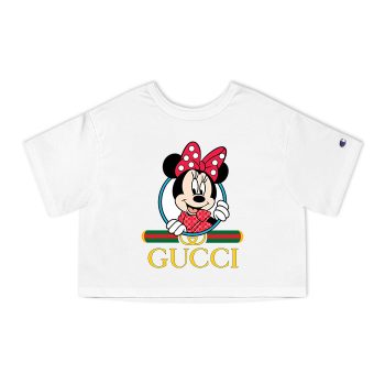 Gucci Minnie Mouse Champion Women Cropped T-Shirt NTB2180