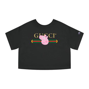 Gucci Peppa Pig Champion Women Cropped T-Shirt NTB2165