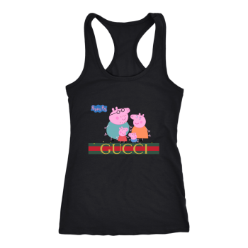 Gucci Peppa Pig  Women Racerback Tank Top