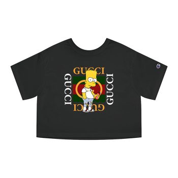 Gucci Simpson Champion Women Cropped T-Shirt CTB2341