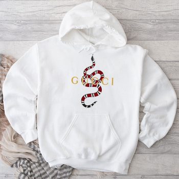 Gucci Snake Logo Unisex Pullover Hoodie NTB2251