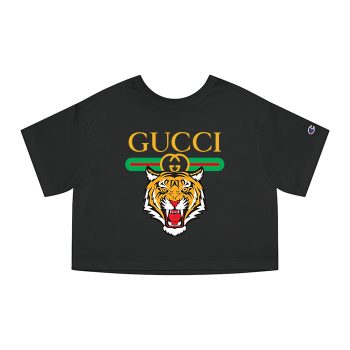 Gucci Tiger Champion Women Heritage Cropped T-Shirt CTB075