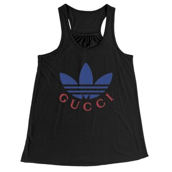 Gucci x Adidas Logo Women Racerback Tank Top