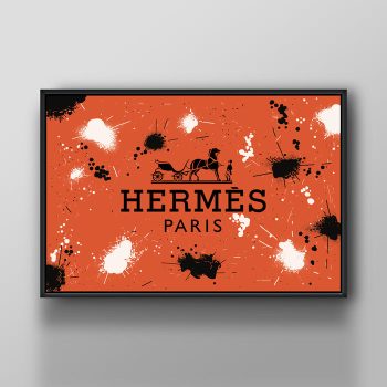 Hermes Luxury Brand Canvas Poster Print Wall Art Decor