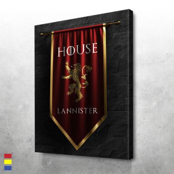 House Lannister's Destiny Key Players in the Fight for the 7 Kingdoms Canvas Poster Print Wall Art Decor