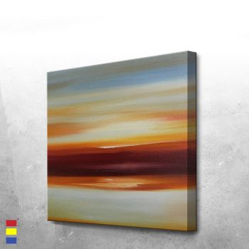 I-40 and a Symphony of Colors and Impressions Canvas Poster Print Wall Art Decor