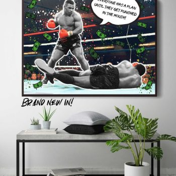 Iron Mike Tyson Canvas Boxing Sport Canvas Punch In The Mouth Knockout Tyson Quote Pop Street Art