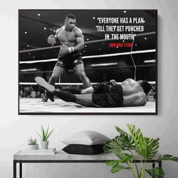 Iron Mike Tyson Canvas Boxing Sport Canvas Sport Quote Knockout Tyson Quote