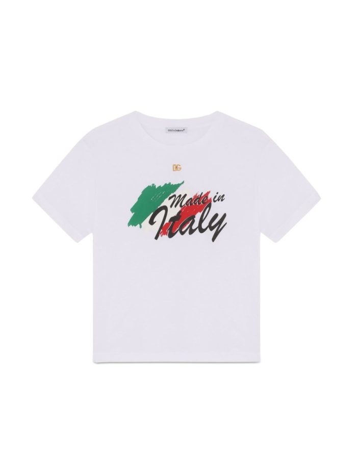 Italy Printed Dolce & Gabbana Tee Unisex T-Shirt FTS535