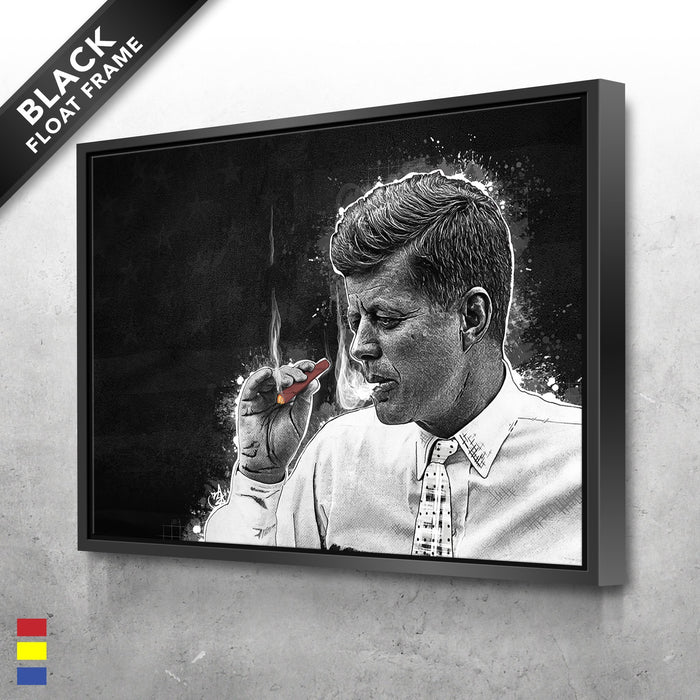 Joint Kennedy the Timeless Elegance of JFK in History Canvas Poster 