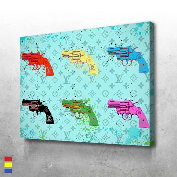 LV Bang Bang the Intersection of Design and Pop Culture Canvas Poster Print Wall Art Decor