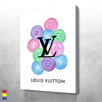 LV Love Hearts How to Make Anything Look Amazing and Expensive Through Design Canvas Poster Print Wall Art Decor