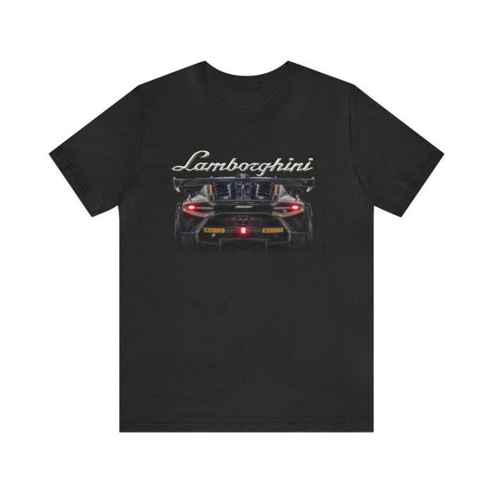 Lamborghini Huracan Super Trofeo Back Side Cotton Tee Unisex T-Shirt FTS073